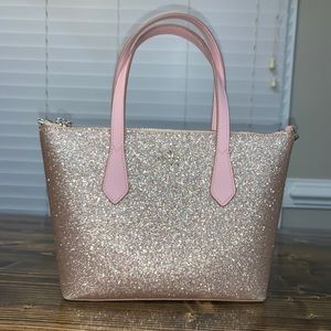 Kate Spade Lola glitter tote